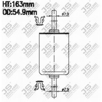 фильтр топливный JS ASAKASHI FS618J